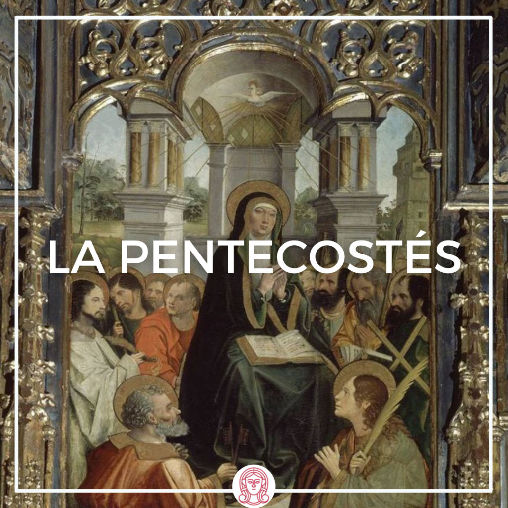 Pentecostés retablo Alejo Fernández Capilla Santa María de Jesús Sevilla