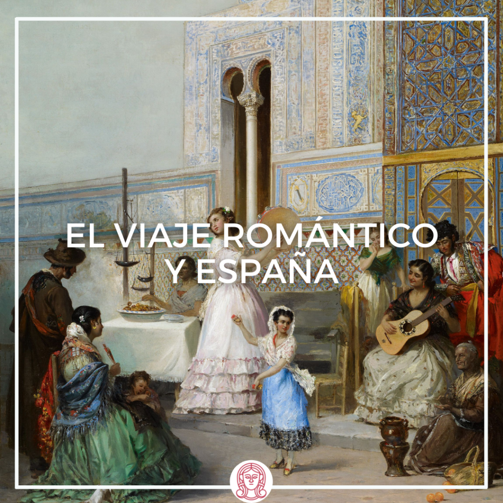 Escena costumbrista en el Alcazar de Sevilla. 1872. Manuel Wssel. Fuente Museo Carmen Thyssen Málaga