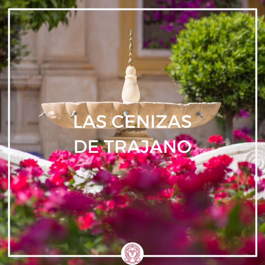 leyenda de las cenizas del emperador trajano en el jardín de la casa de pilatos de sevilla